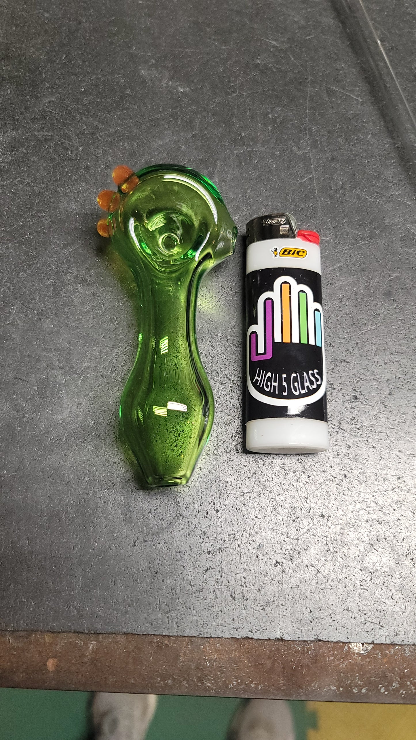 Green and orange