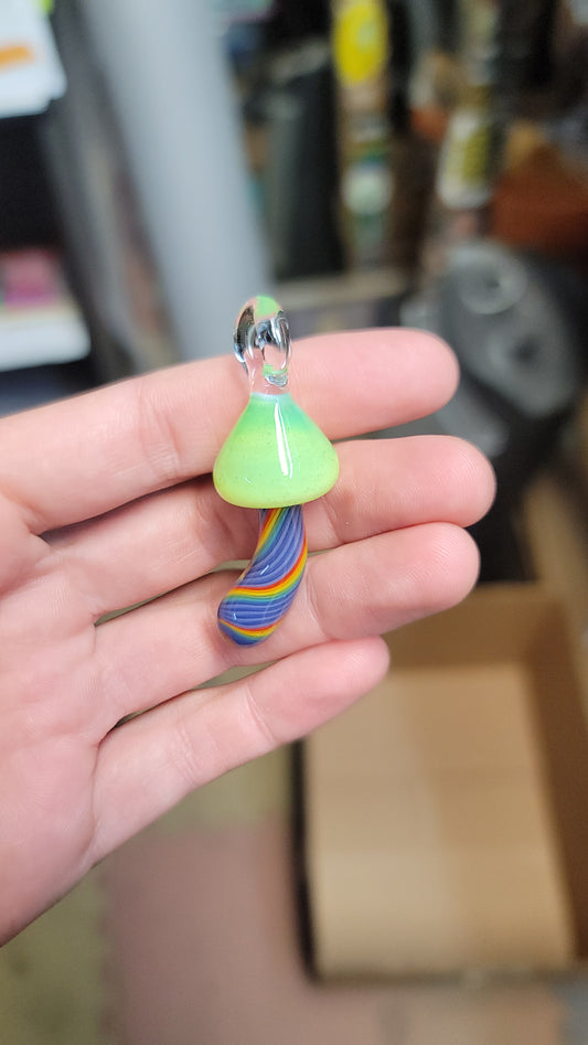 Purp green slyme mush