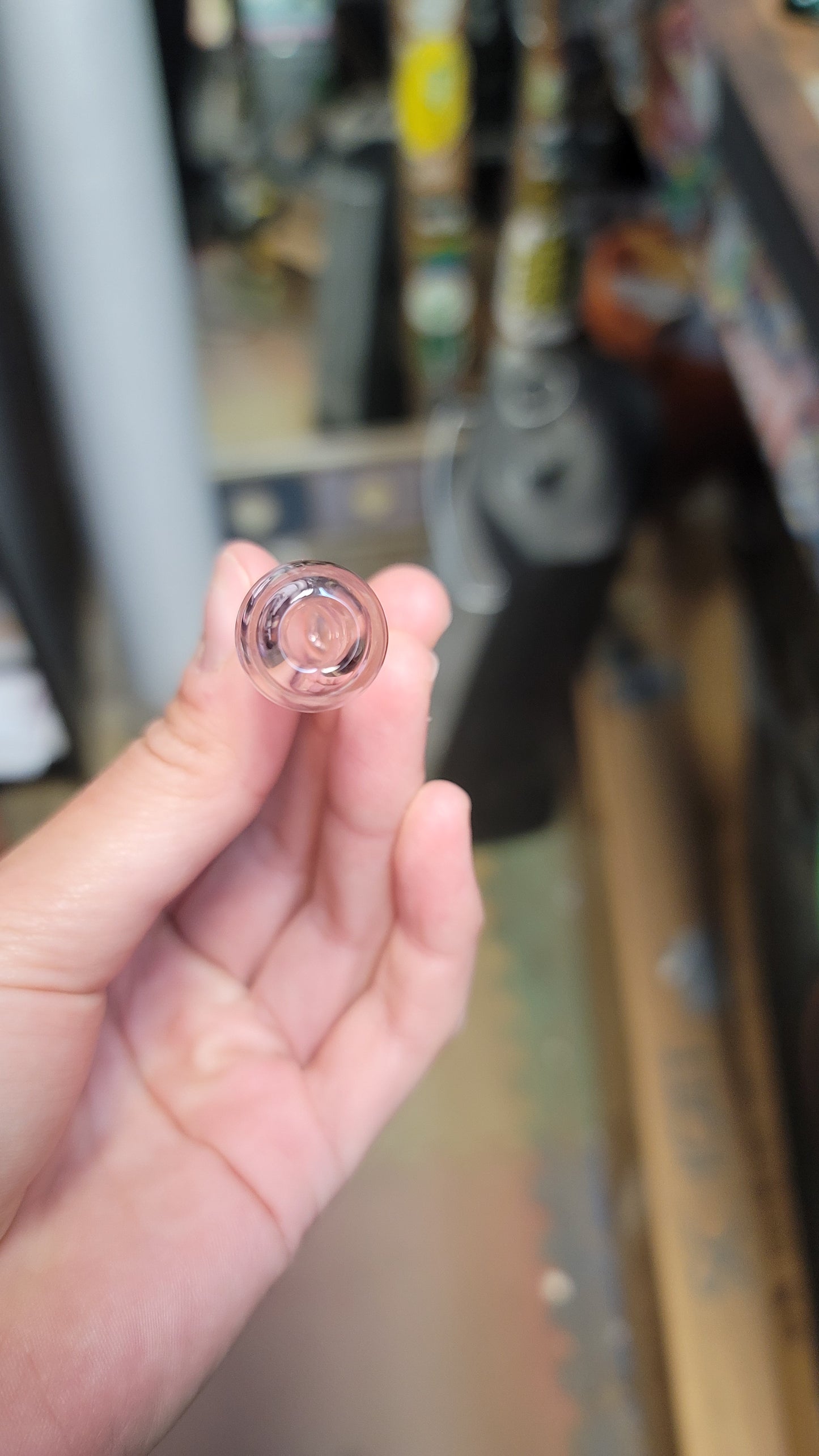 Pink wiggle chillum