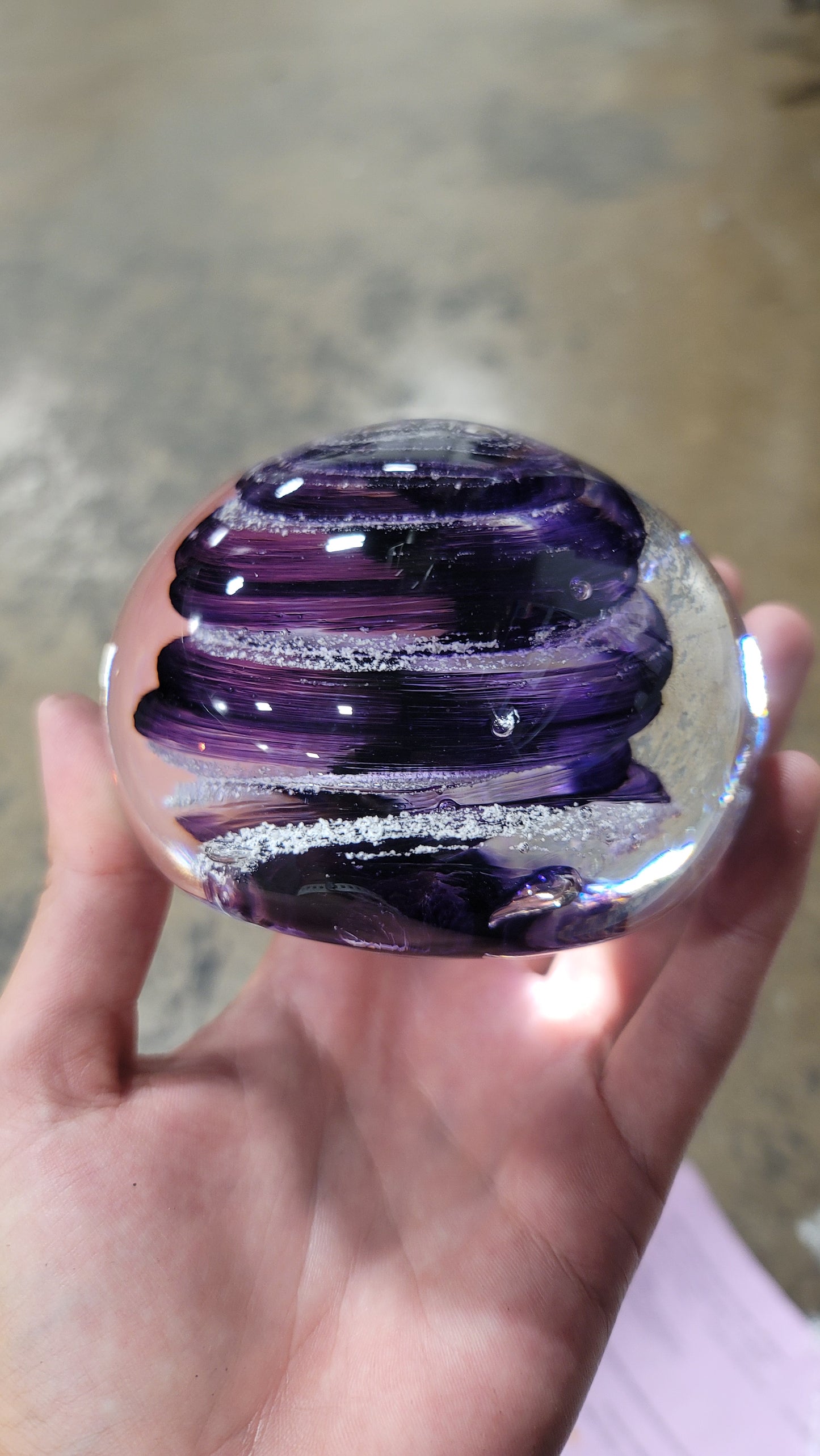 Memorial paper weight