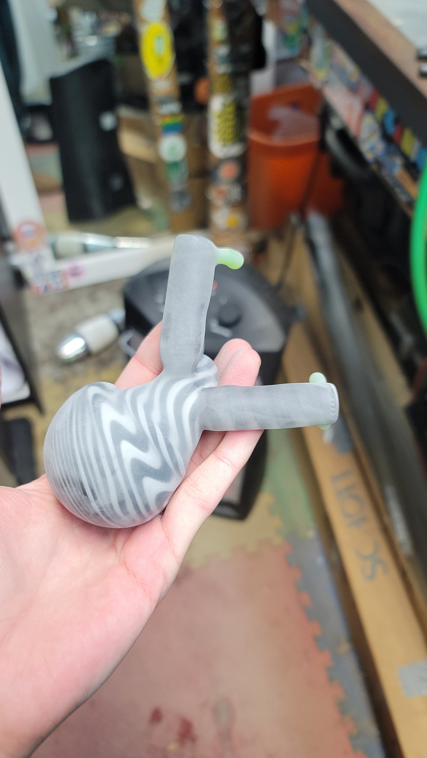 Sandblasted Footsie