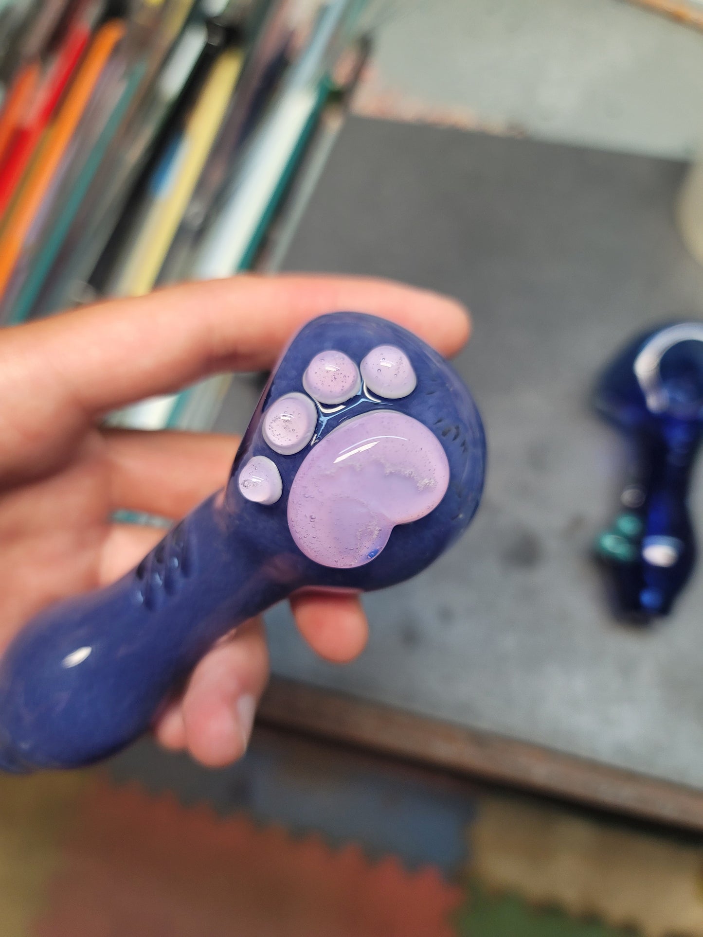 Memorial Paw Print Pipe