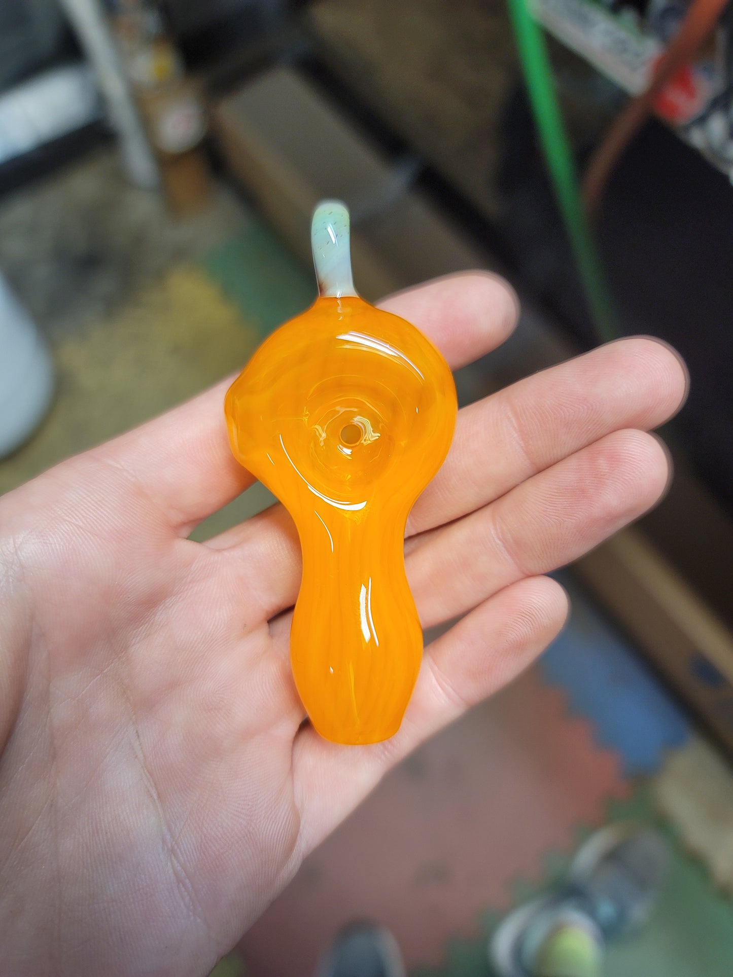 Orange Pendant pipe