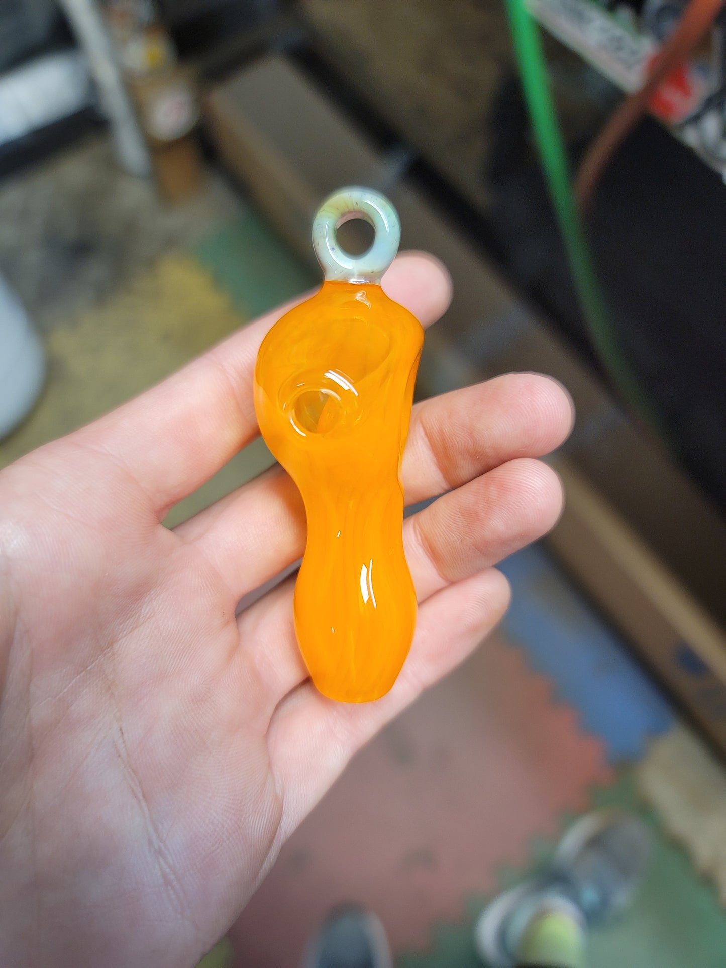 Orange Pendant pipe