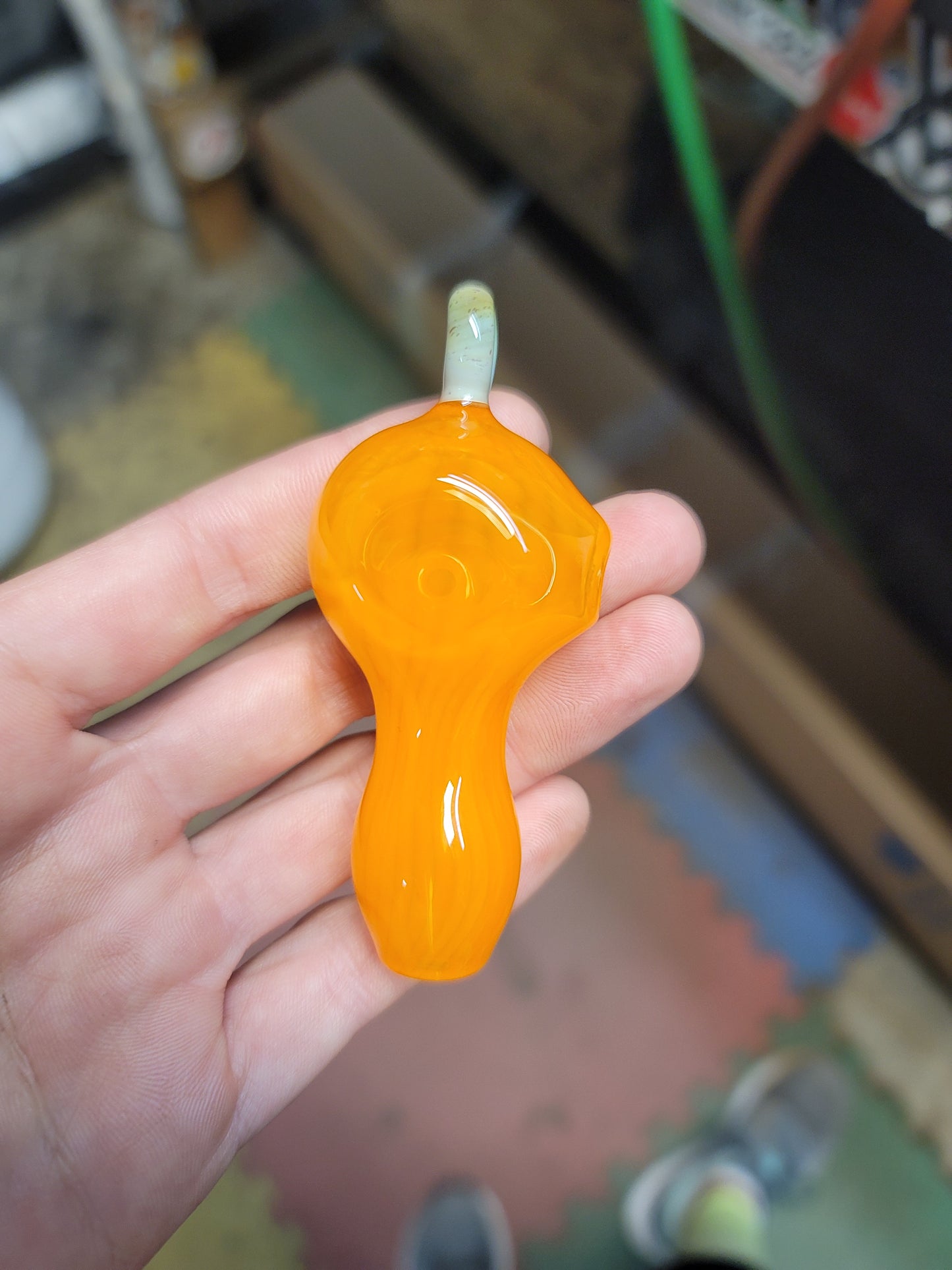 Orange Pendant pipe