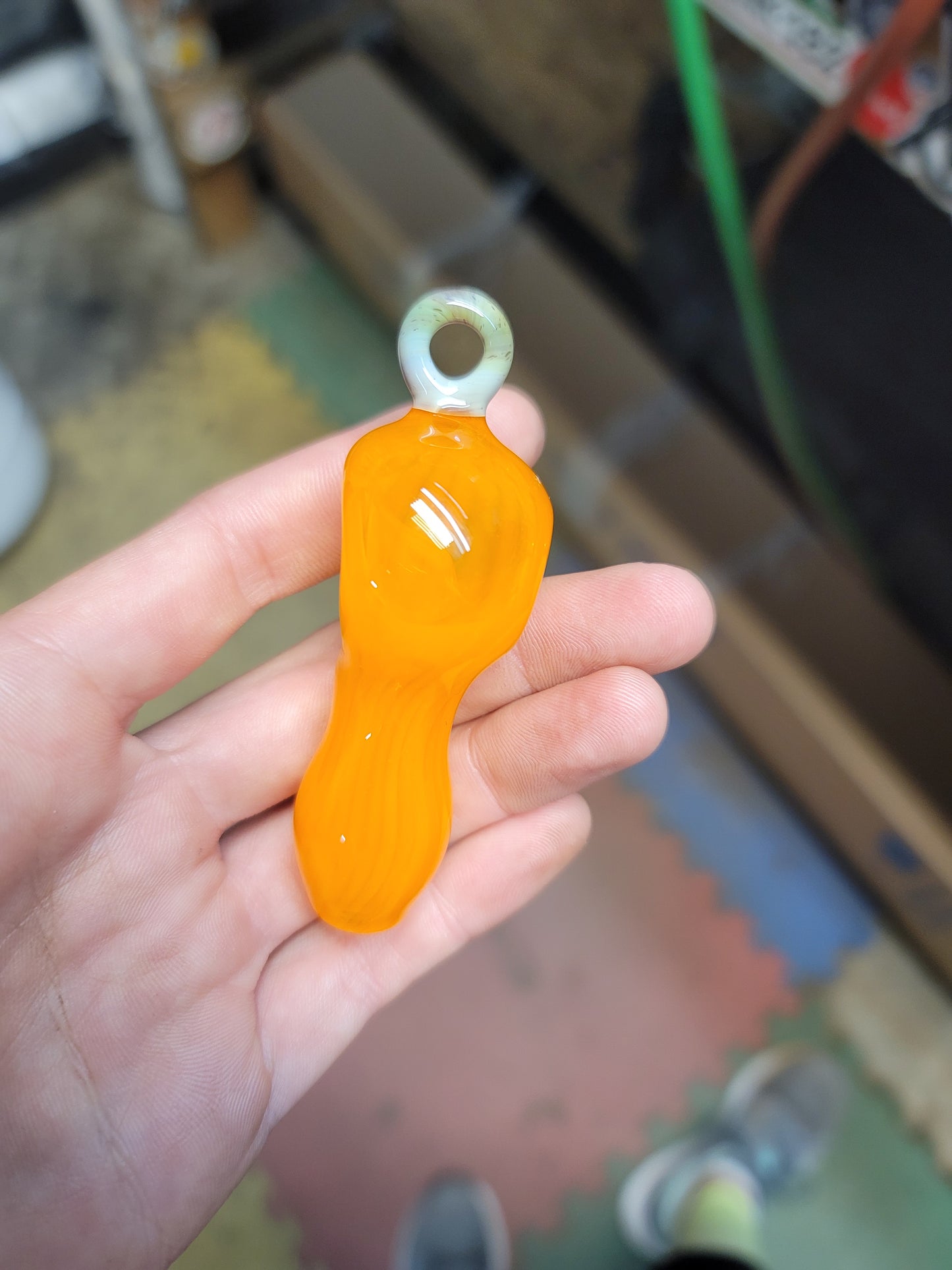 Orange Pendant pipe