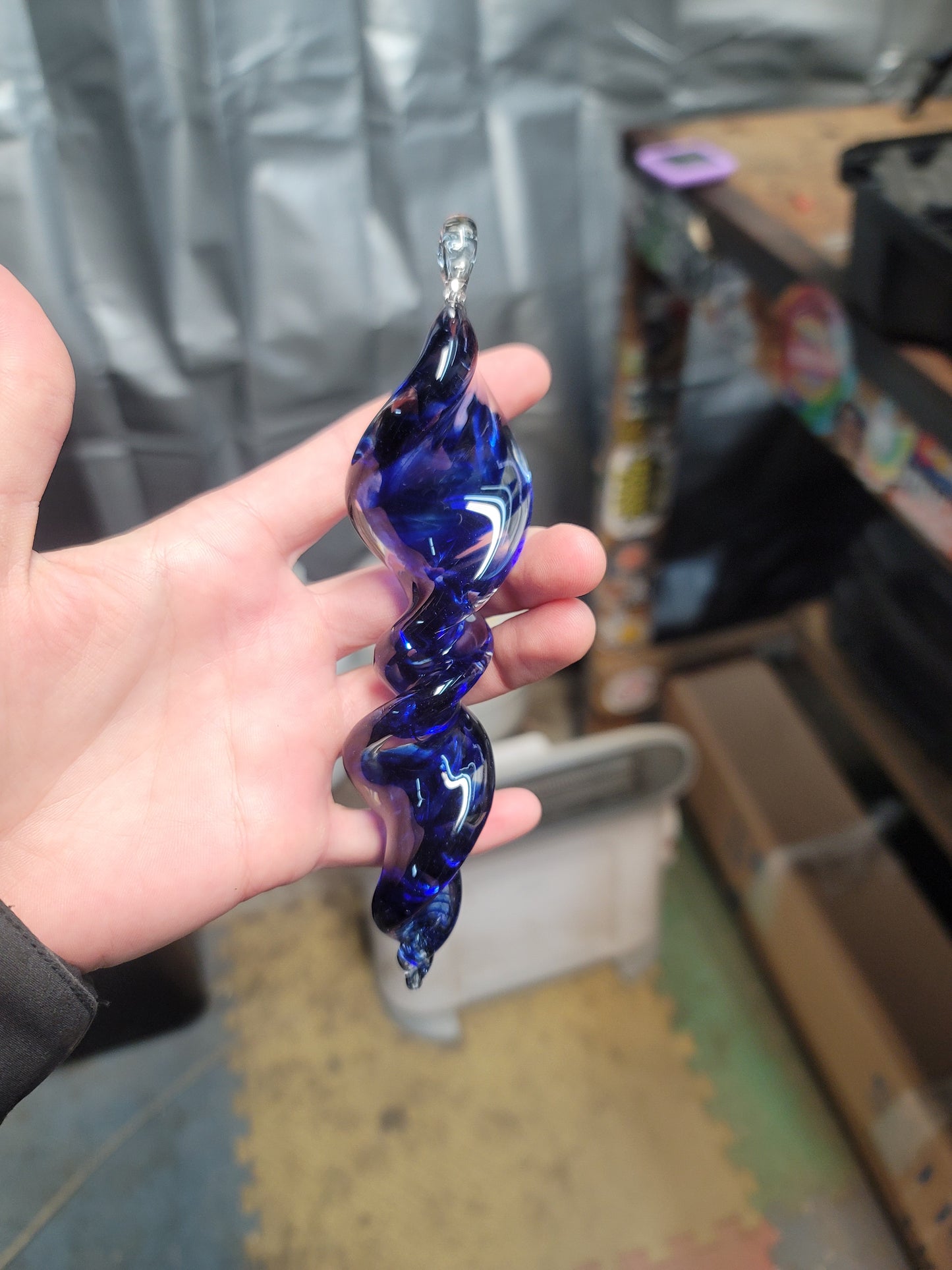 Cobalt sun catcher