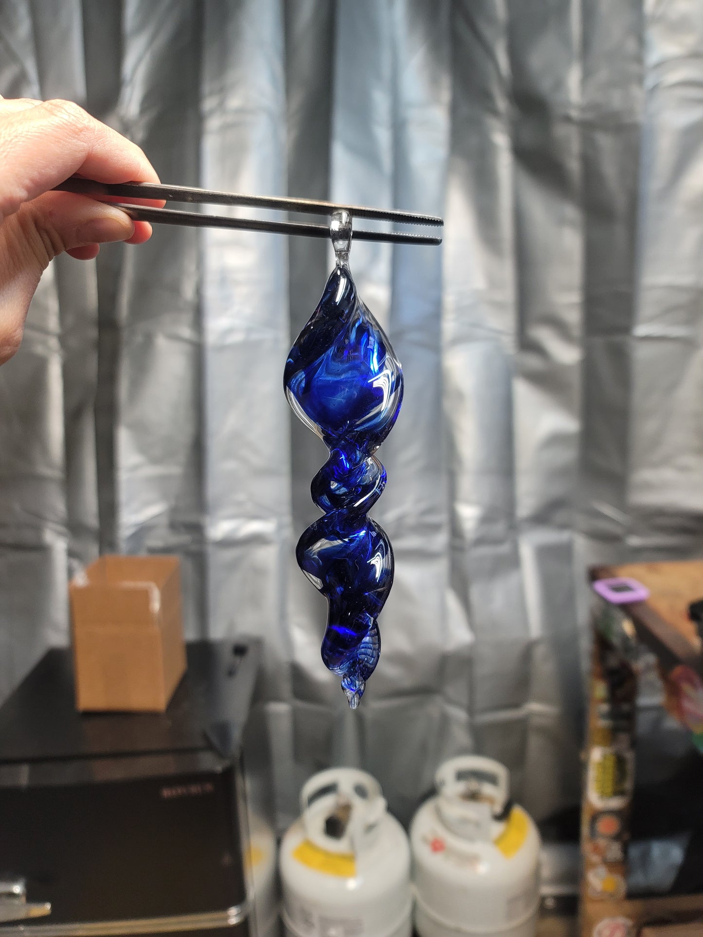 Cobalt sun catcher