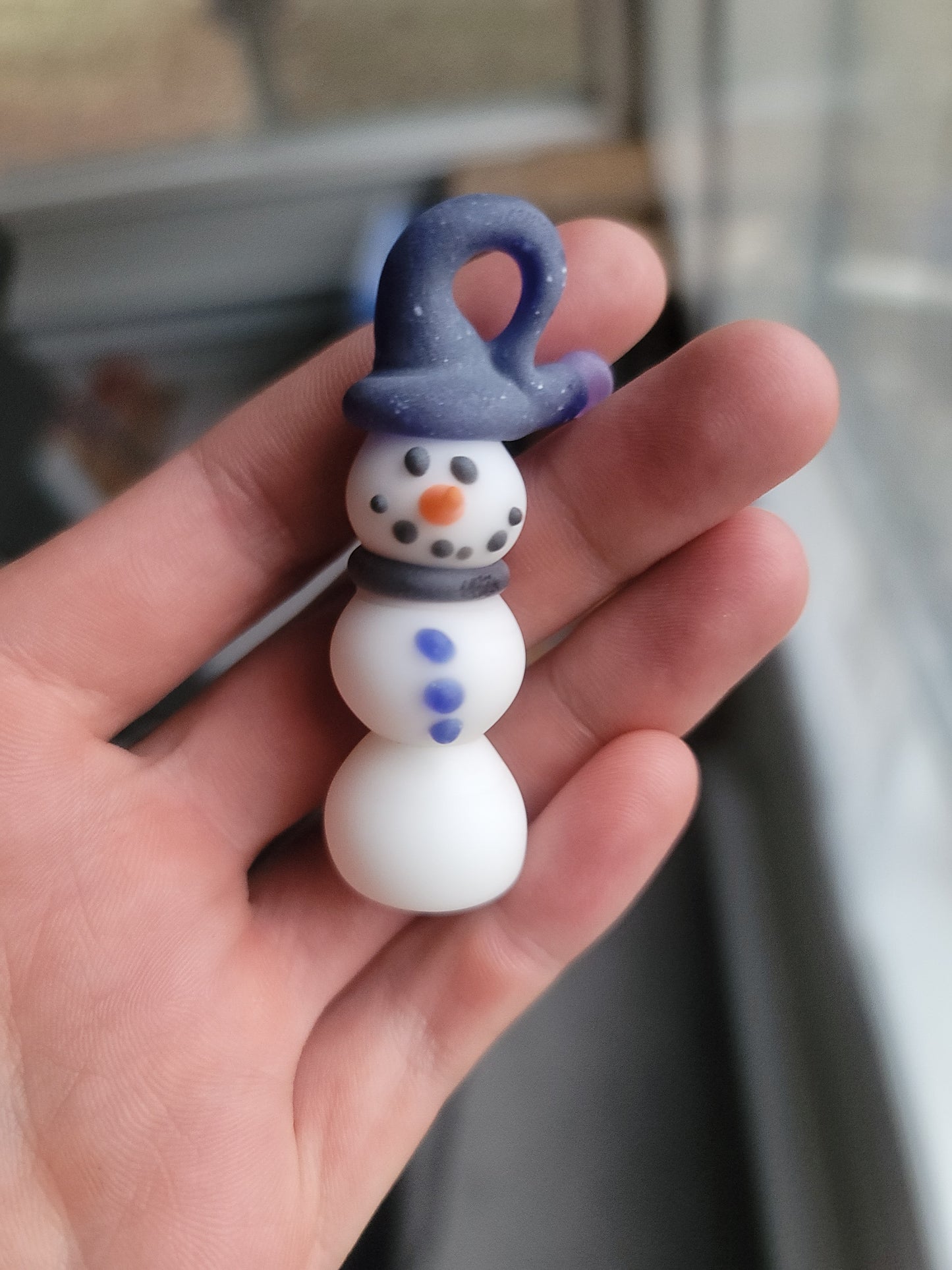 Matte Snowman ornament