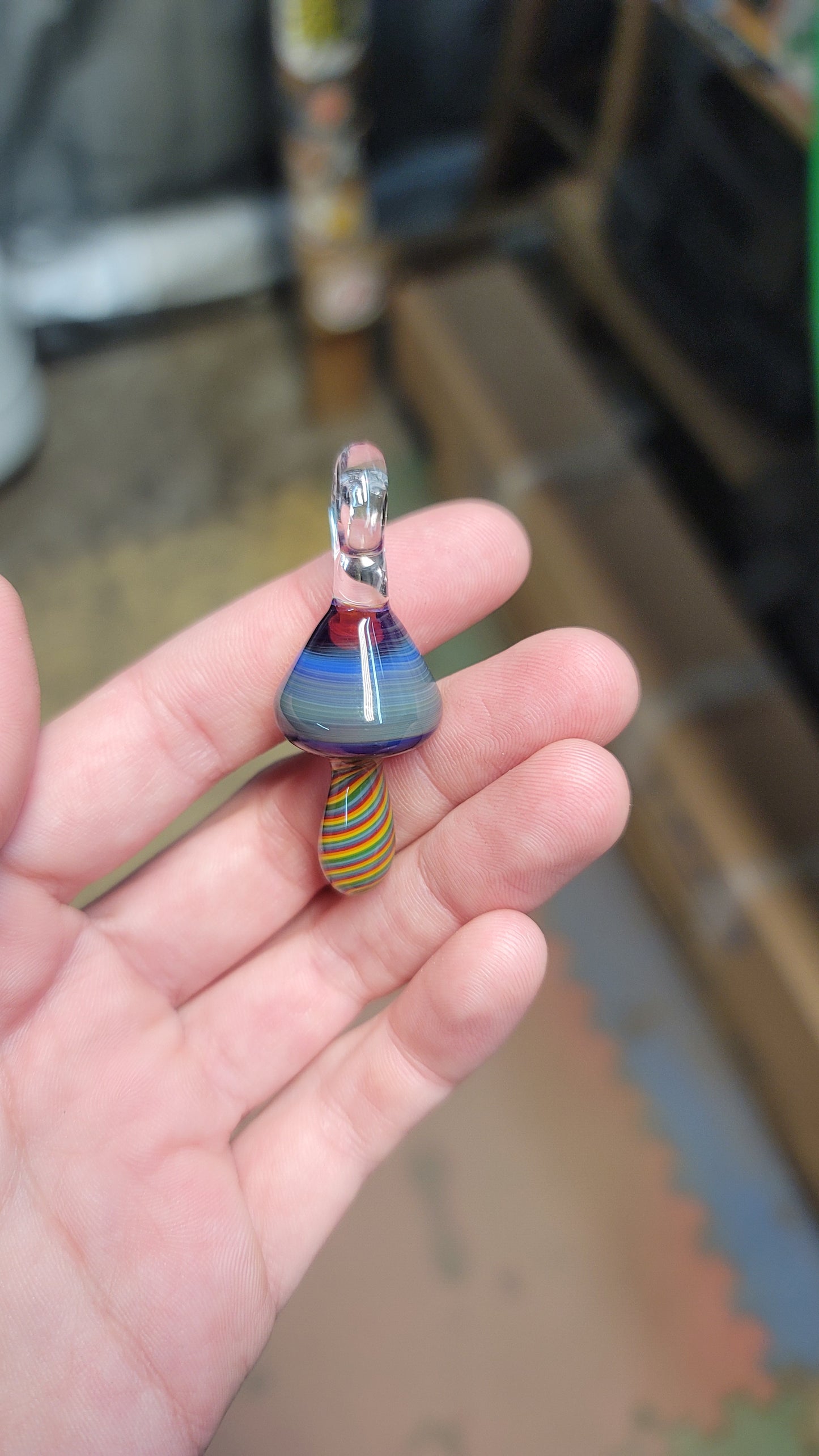 Mushroom pendant