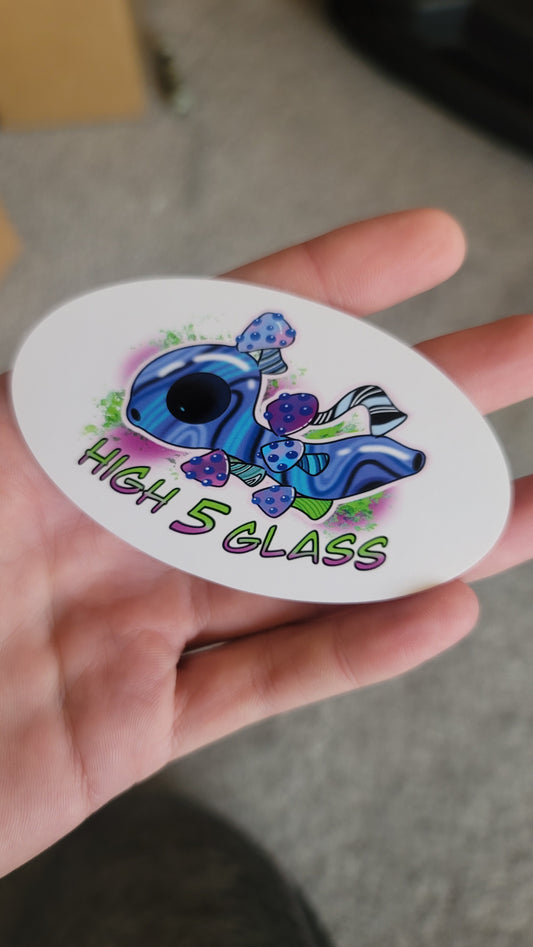 One High 5 Glass Sticker