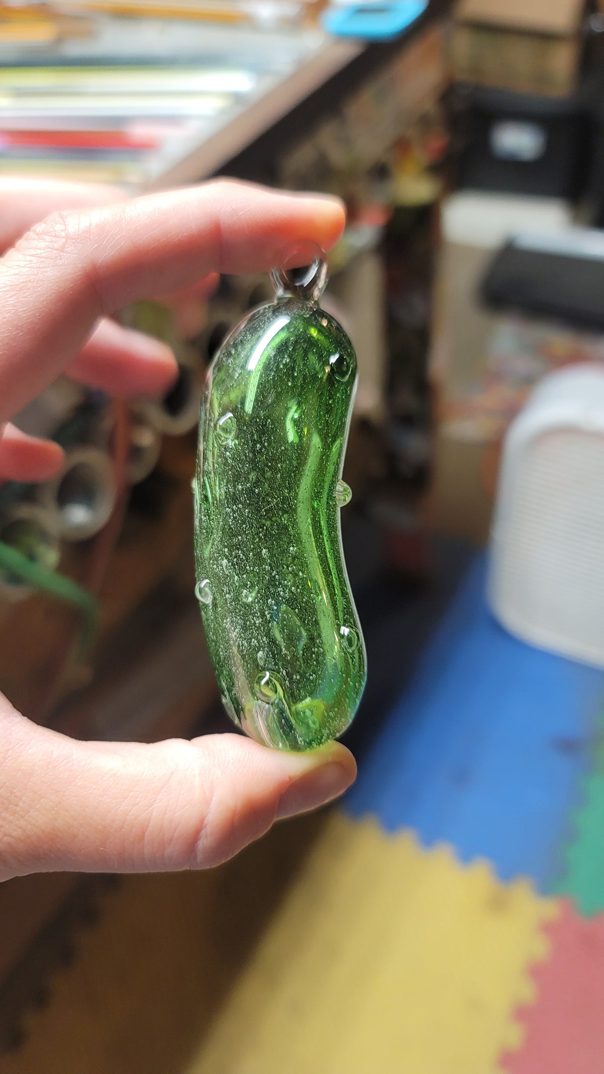 3 pickle ornaments