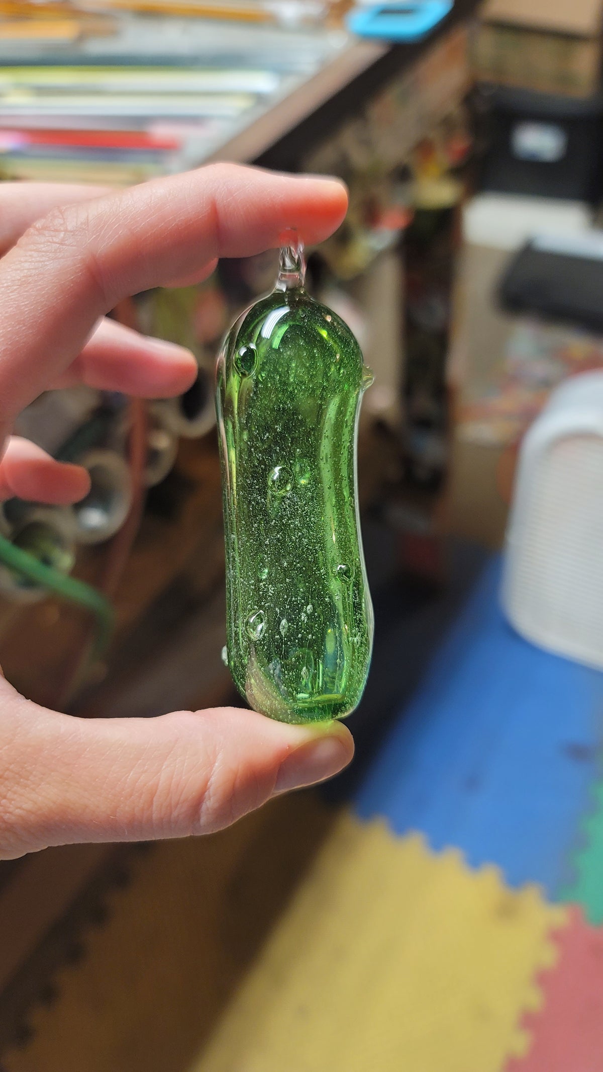 3 pickle ornaments