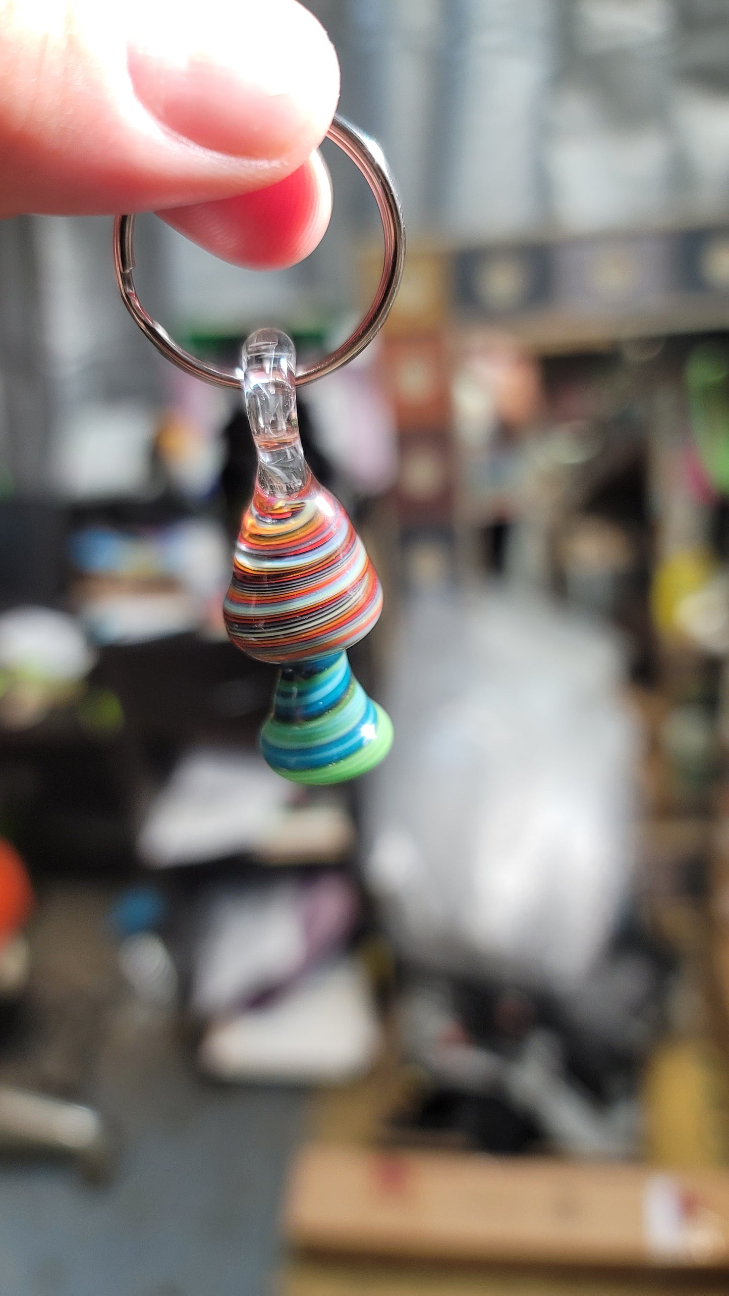 Mushroom Keychain