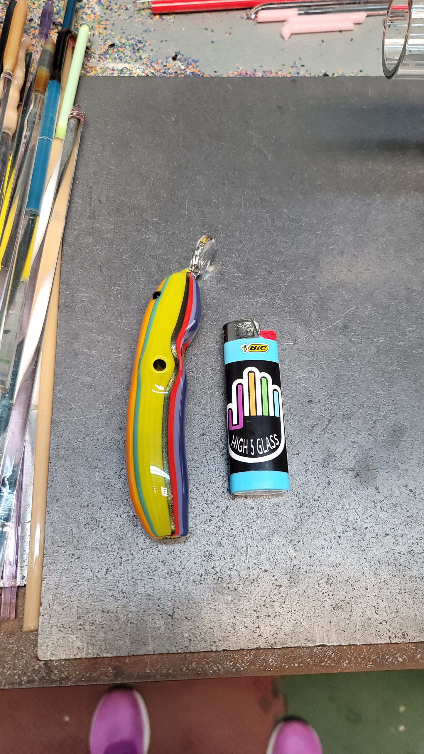 Colorful Fishing Lure Pipe