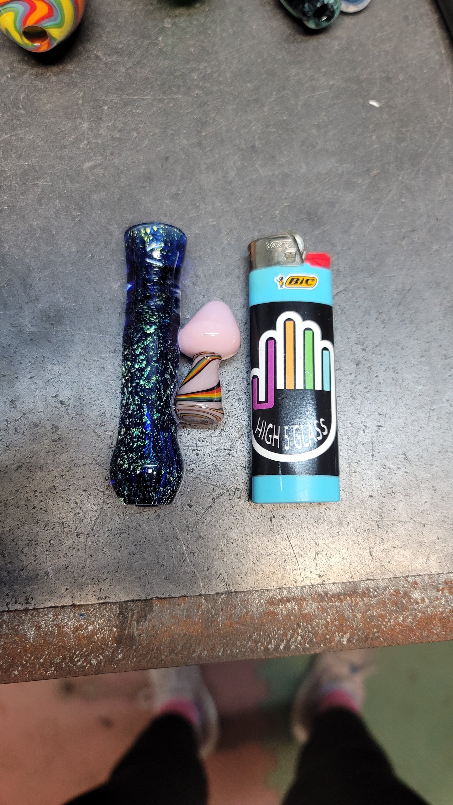 Custom mushroom chillum