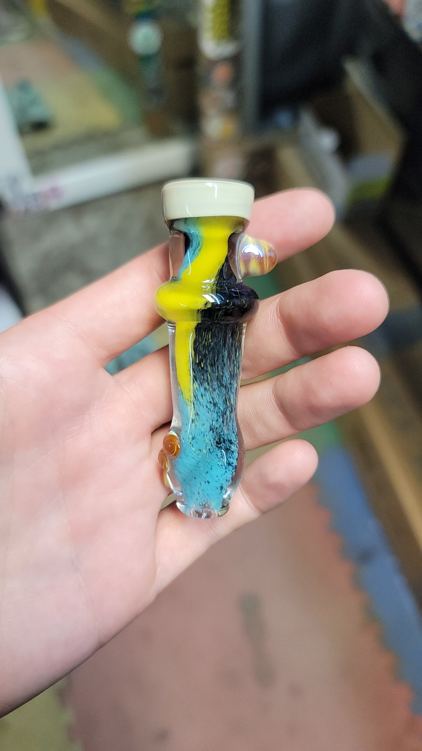 Colorful chillum