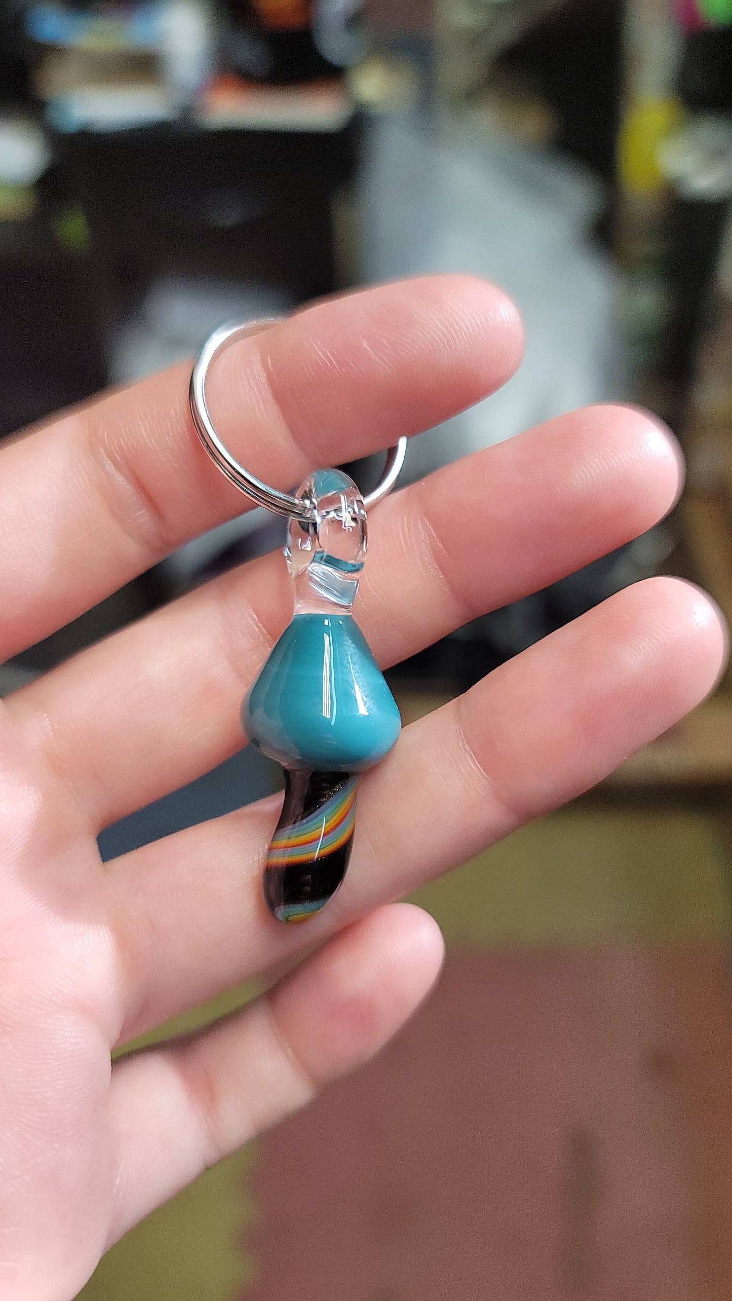 UV Glow Keychain