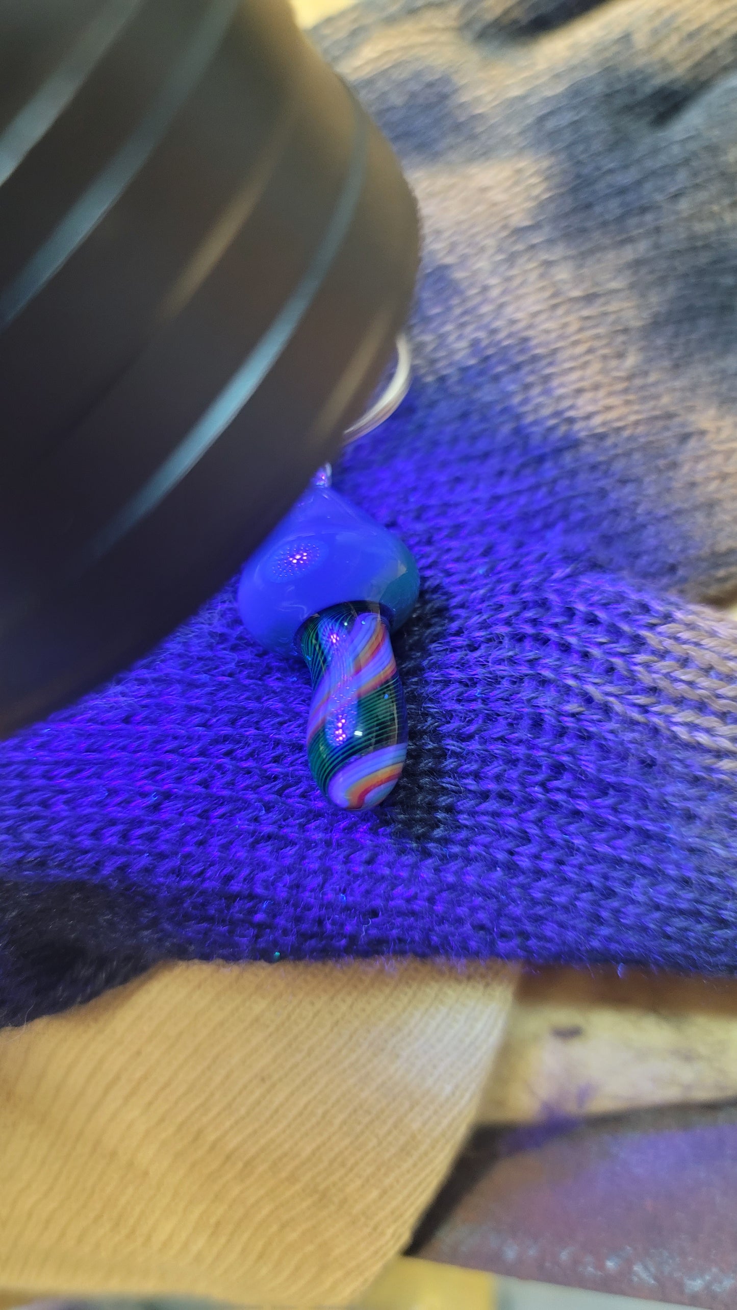 UV Glow Keychain