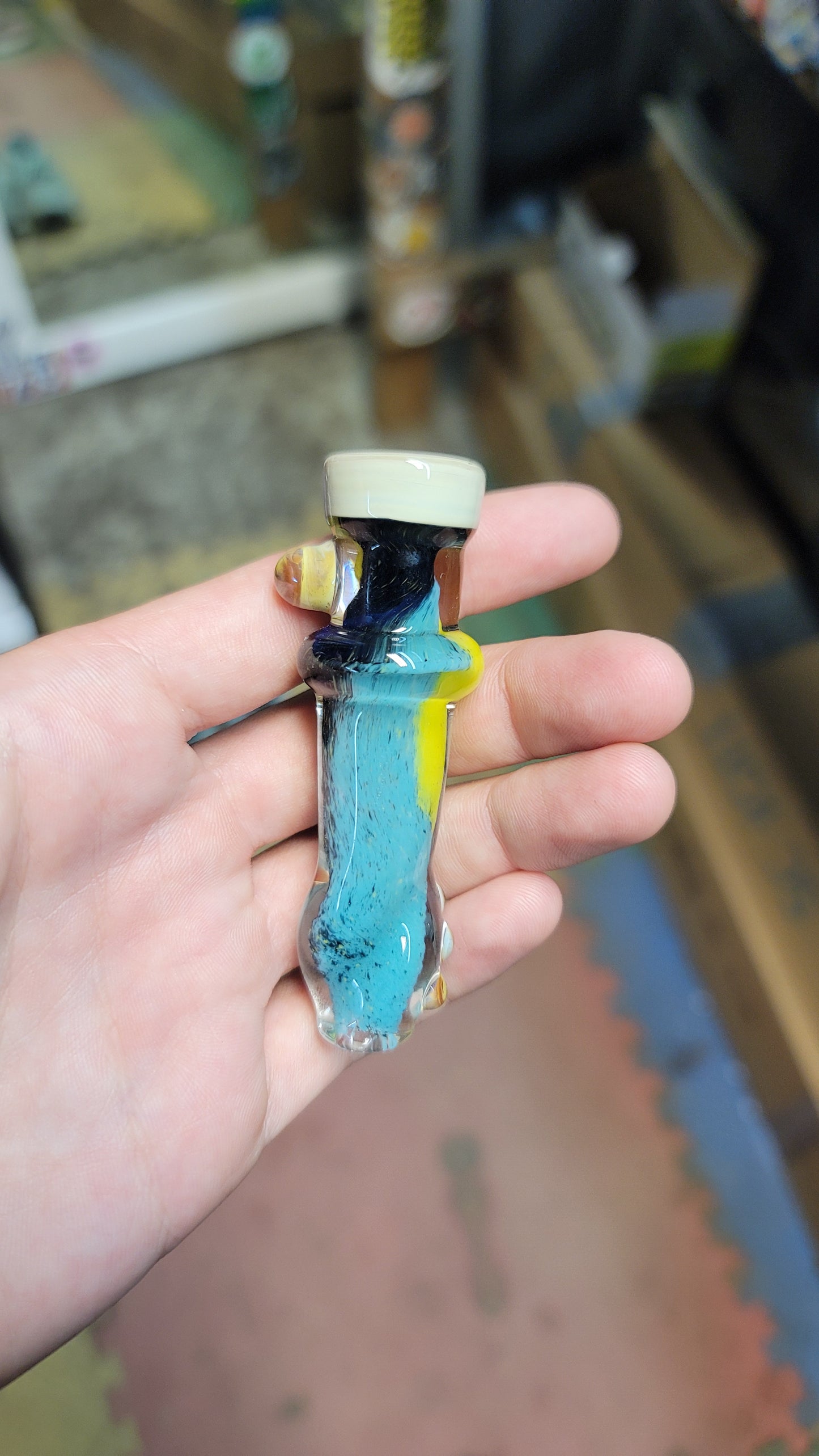 Colorful chillum