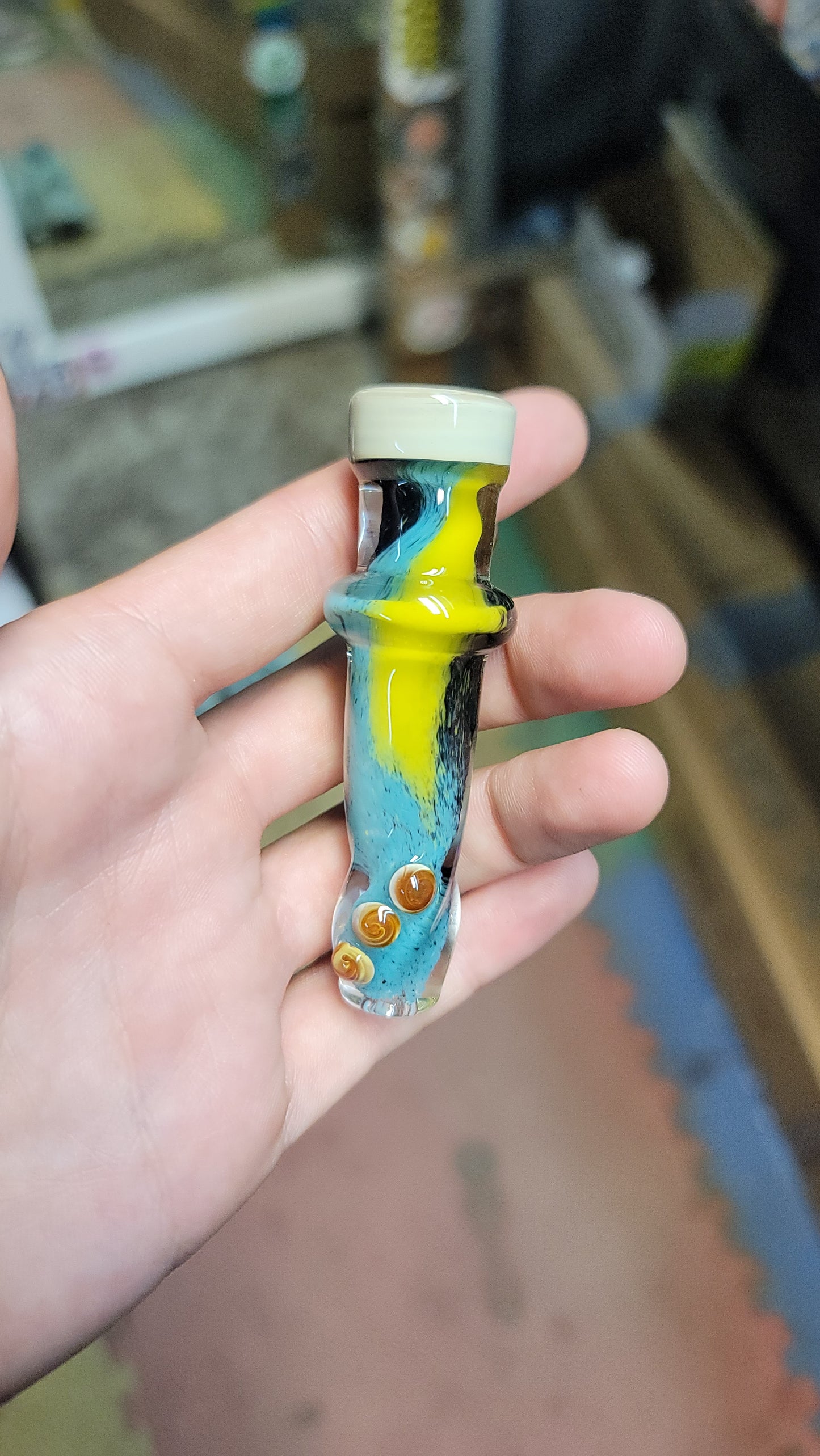 Colorful chillum