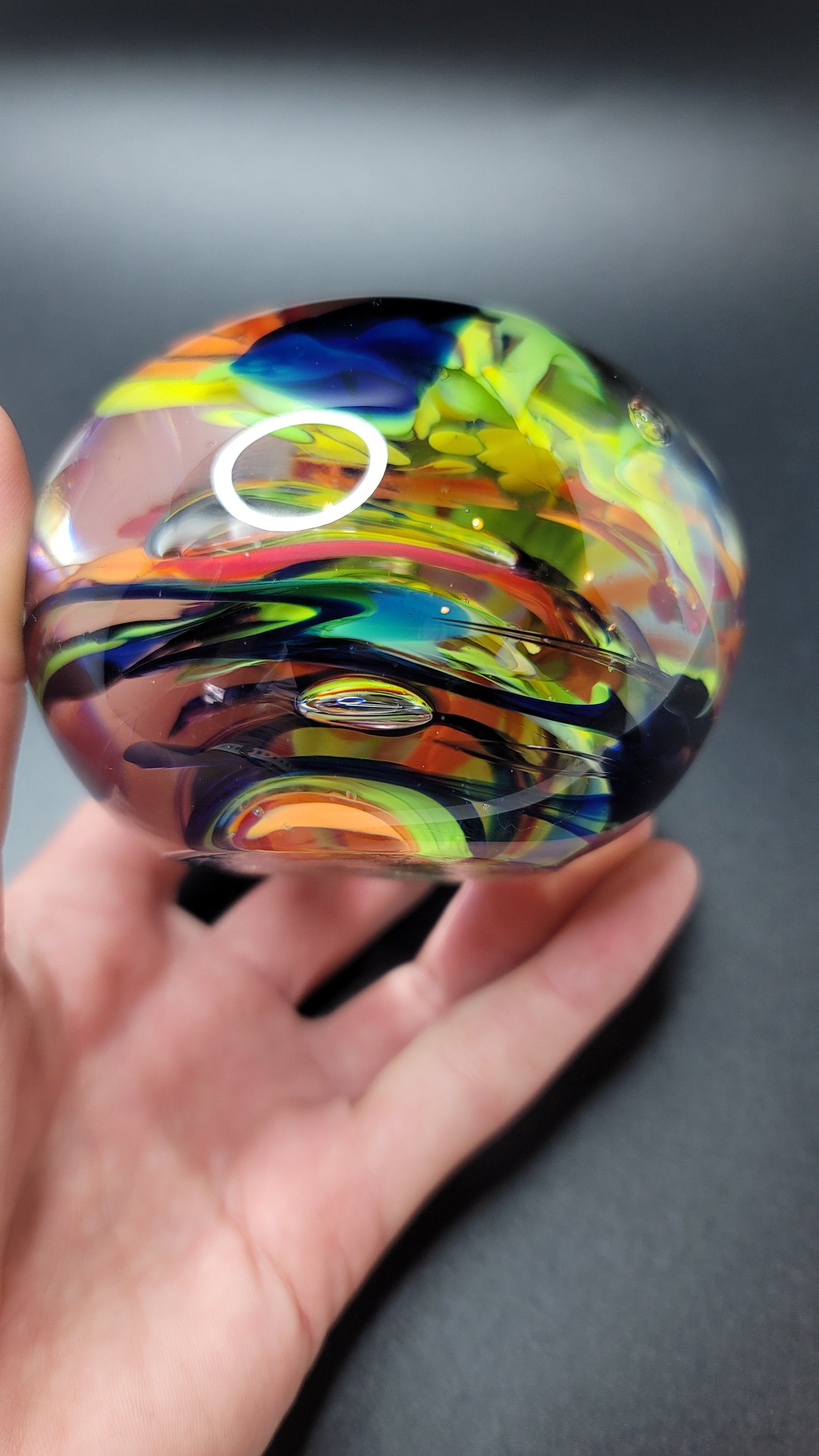 Rainbow paper weight