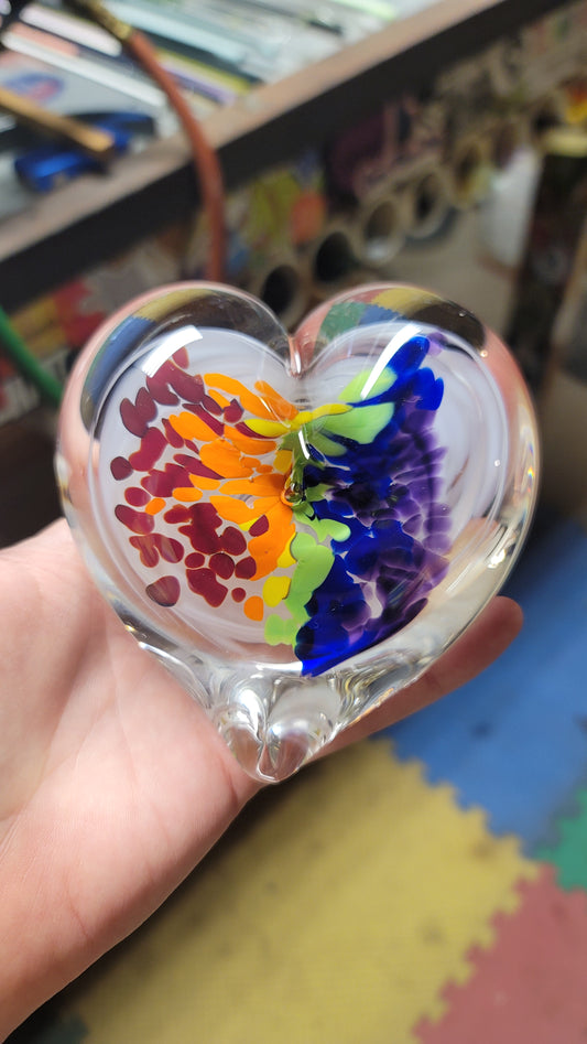 Rainbow heart