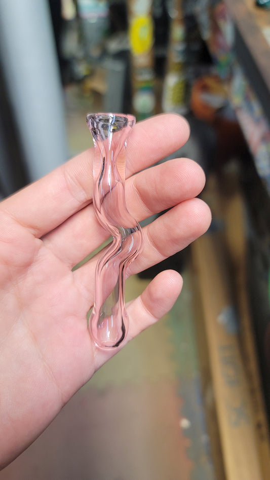 Pink wiggle chillum