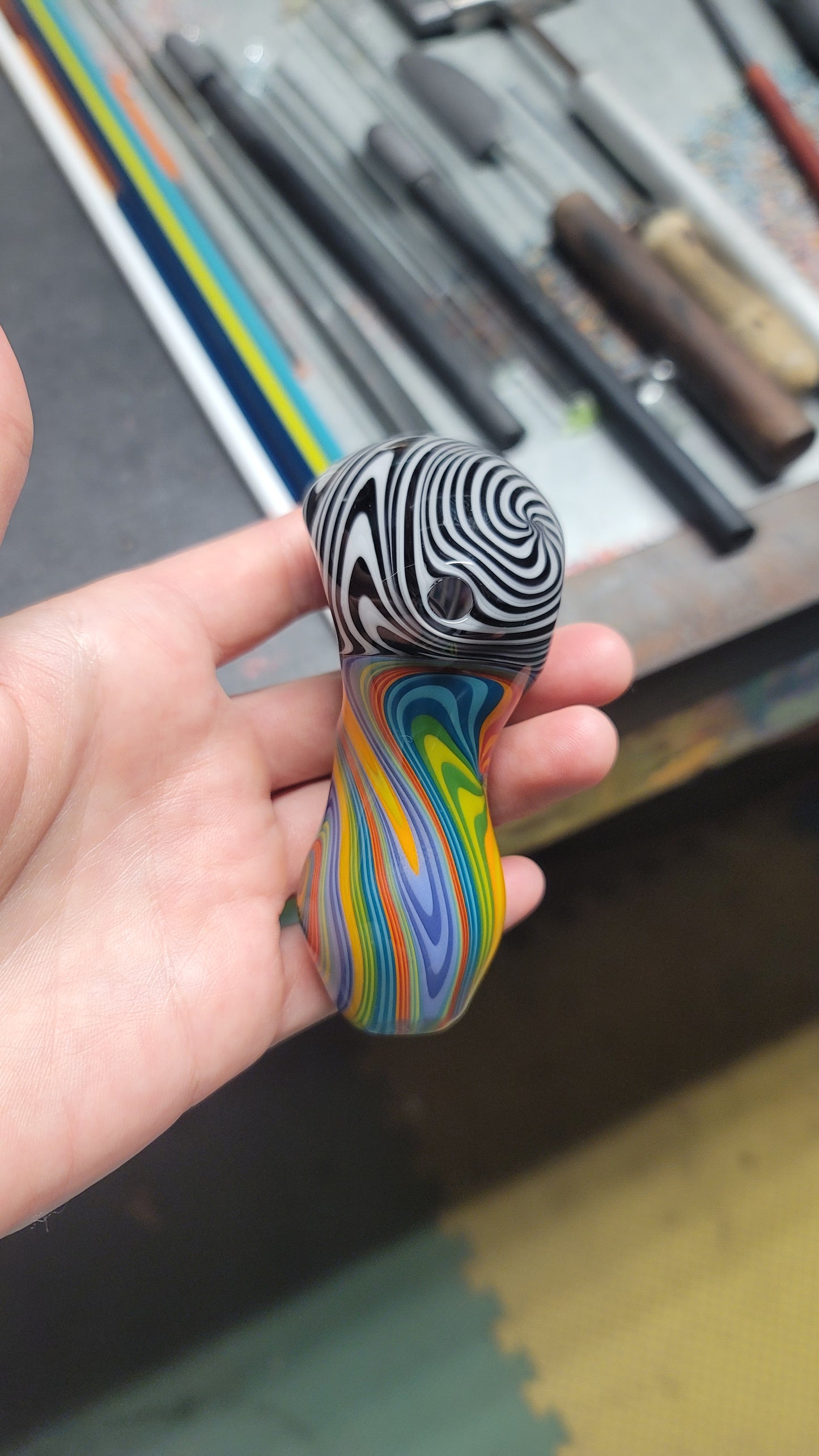 B&W with Unicorn Poop