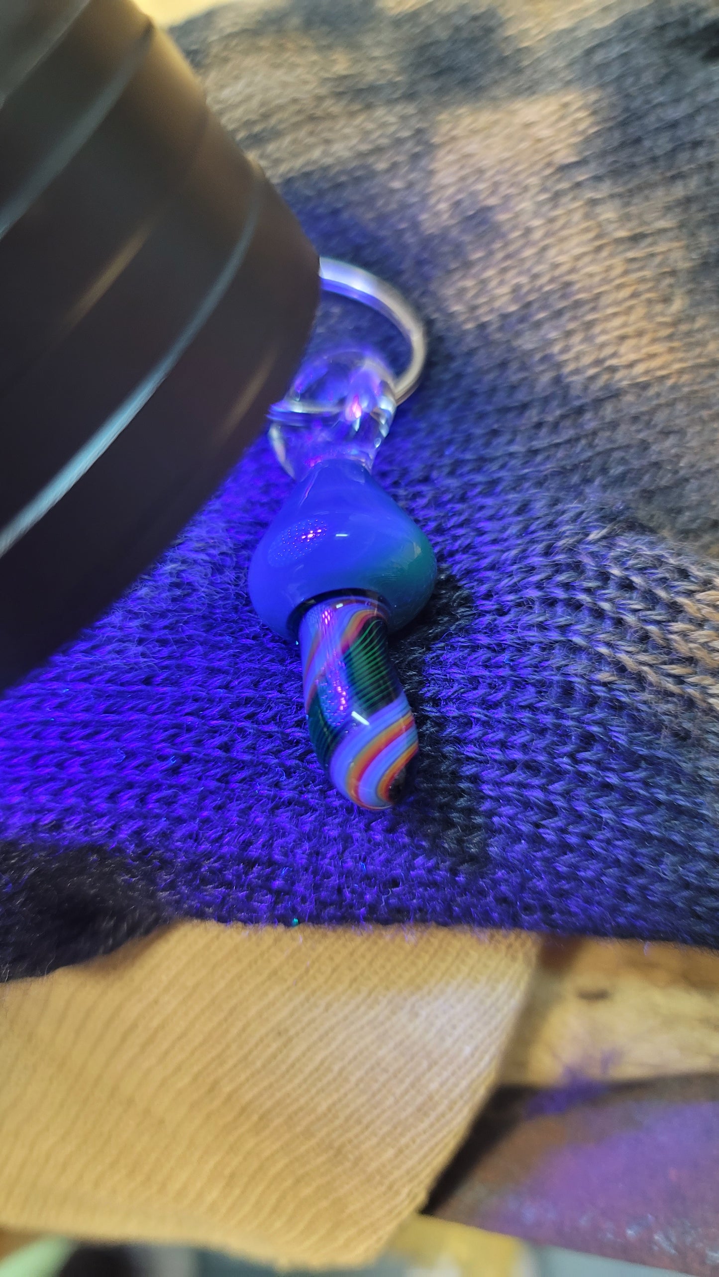 UV Glow Keychain
