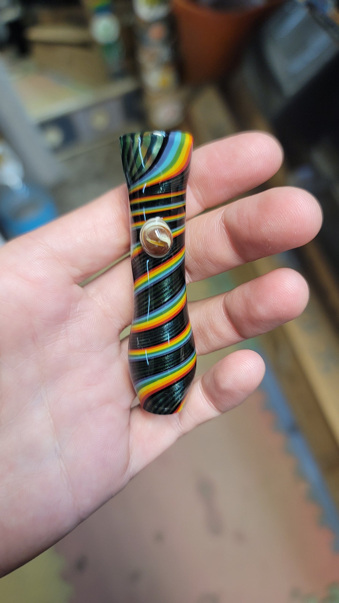 Rainbow Sparkle Chillum