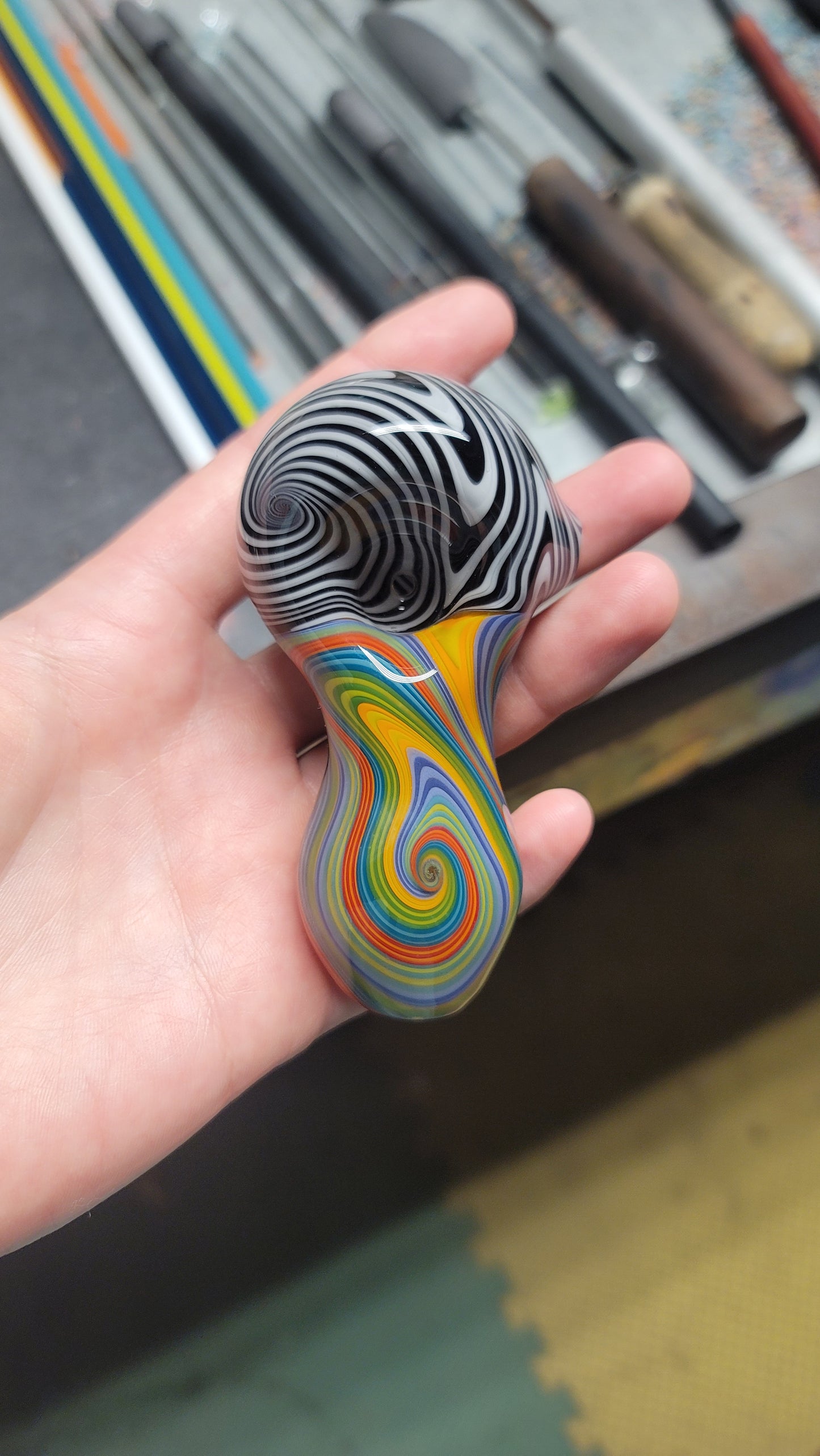 B&W with Unicorn Poop