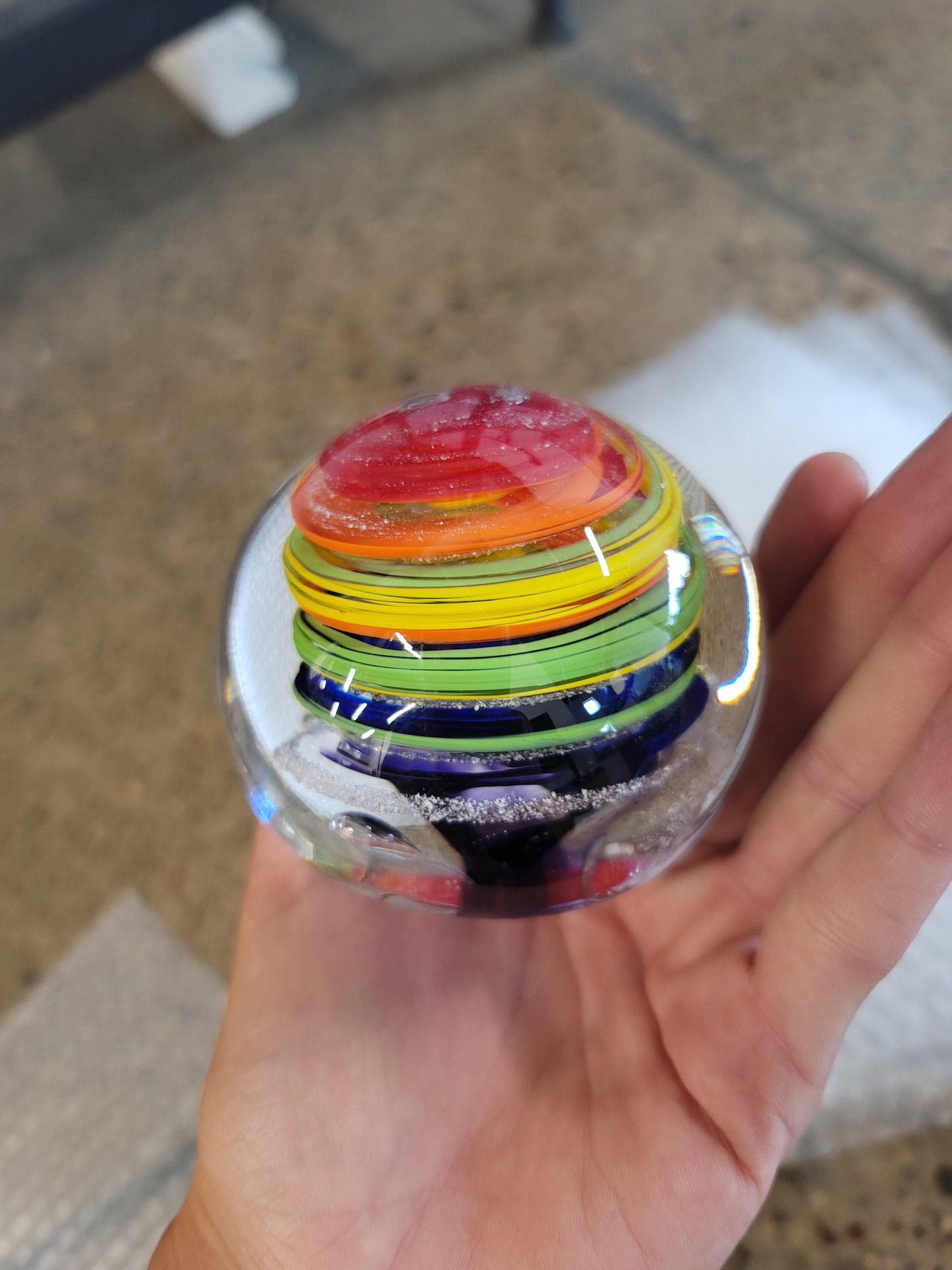 Rainbow Swirl Memorial