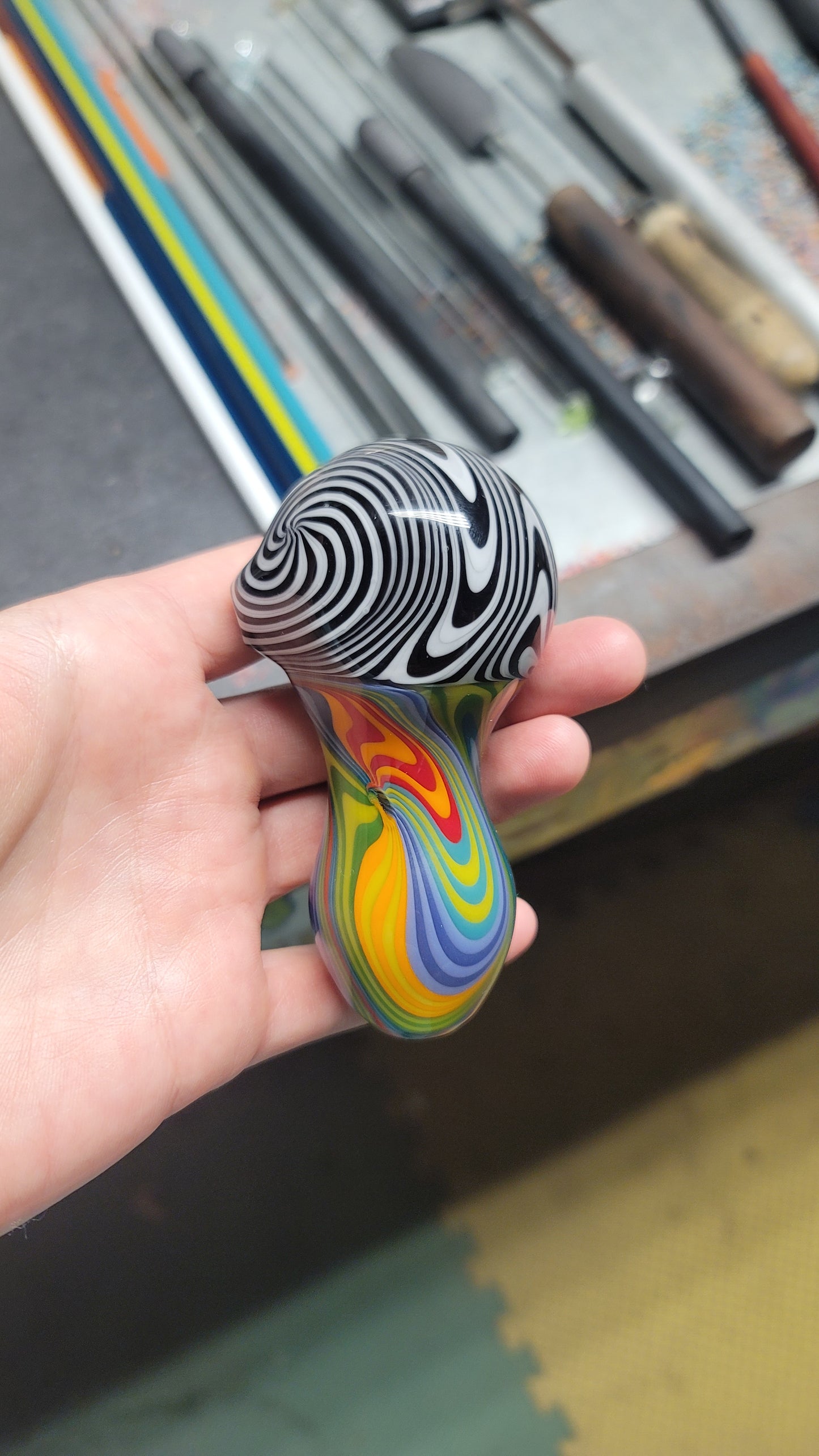 B&W with Unicorn Poop