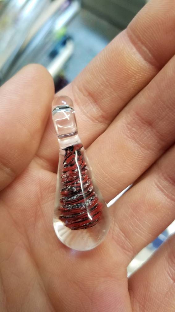 Memorial tear drop sun catcher