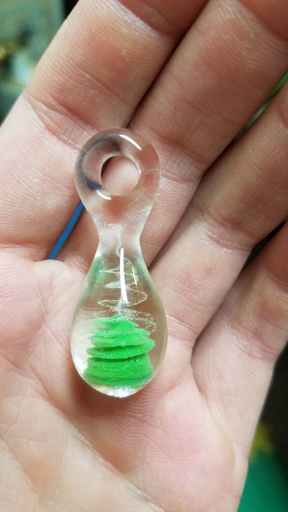 Memorial tear drop sun catcher