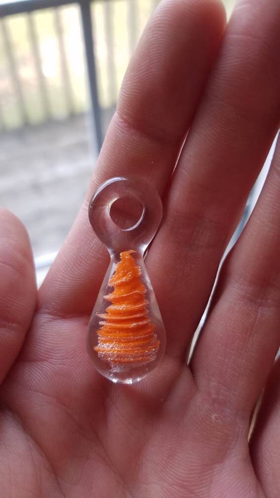 Memorial tear drop sun catcher