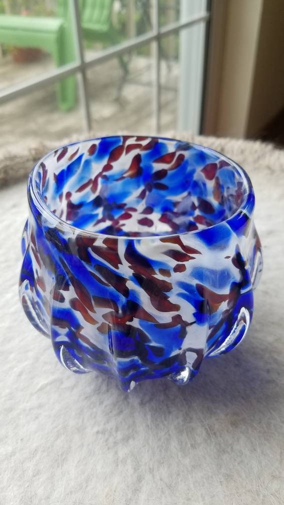 Red, white and blue Qtip Holder