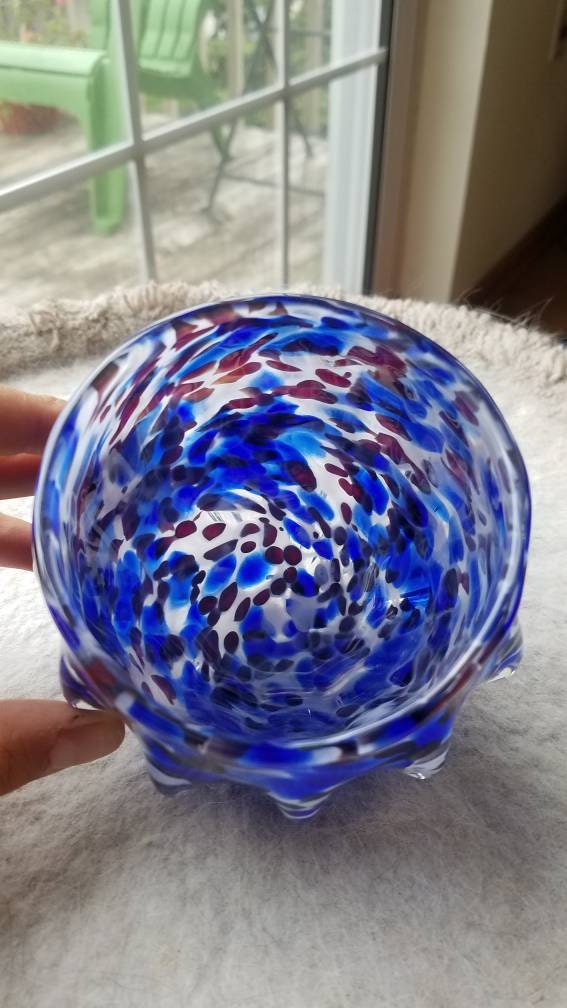 Red, white and blue Qtip Holder