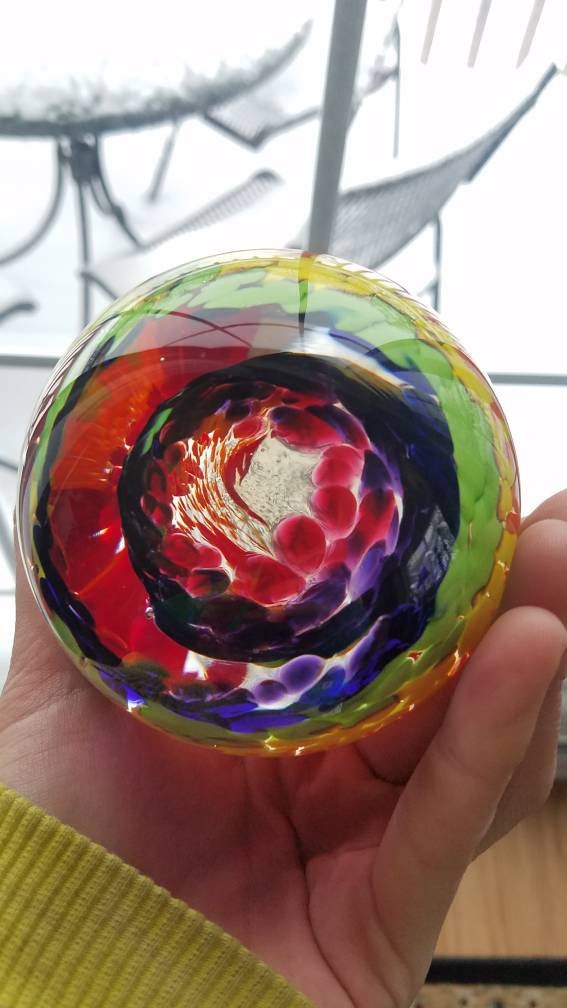 Rainbow paper weight