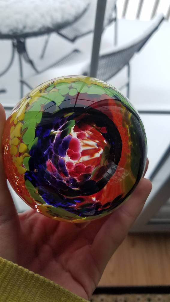 Rainbow paper weight